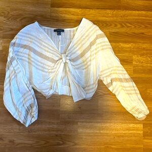 Primary tie beach cover up.